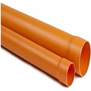 TUBO PVC SUPER ARANCIO ROSSO diam. mm 140 lunghezza metri 2,00 scarico fogna - Foto 1 di 2