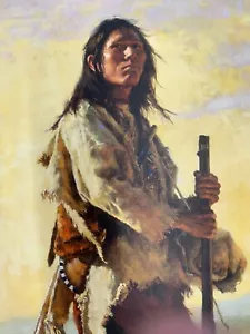 "The Long Trail Ahead" Howard Terpning Canvas S&N COA 18/200 NEW - Picture 1 of 4