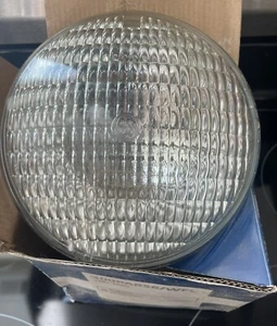 GE All Glass Sealed Beam Lamp 12 volt 300PAR56/WFL 300 watt NEW - Picture 1 of 2