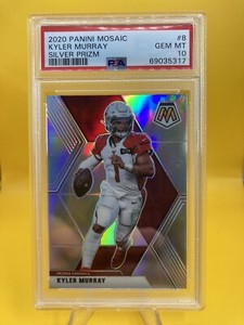 2020 Panini Mosaic #8 KYLER MURRAY Silver Prizm PSA 10 GM Arizona Cardinals