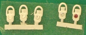 Springside 00 gauge GWR Head & Tail Lamps (DA1/5) - Picture 1 of 2