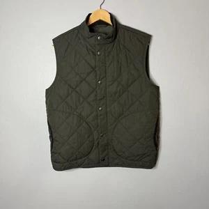 J.Crew Sussex quilted vest with PrimaLoft Olive Green Medium - Picture 1 of 6