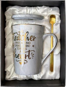 Best Teacher Appreciation Gift for Women Men - A Teacher Takes A Hand Opens A - Picture 1 of 7