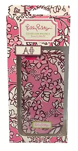 Lilly Pulitzer iPhone 5 Cover Featured in Alpha Phi Sorority Pink Floral - Photo 1 sur 2