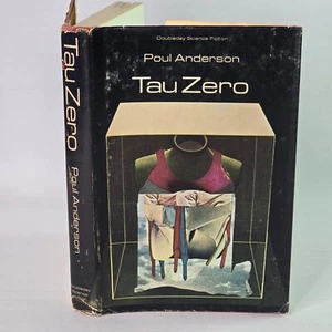 Tau Zero Poul Anderson HC 1st/1st 1970 Doubleday Science Fiction Fantasy Rare - Picture 1 of 20
