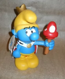 ACCESSORI SMURFS da BARBAPUFFO SALVADANAIO PLASTOY MONEY COIN retired 20 cm - Imagen 1 de 3