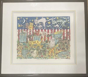 James Rizzi 3D Lithographie "Schrottplatzkatzen" signiert und nummeriert - Bild 1 von 4