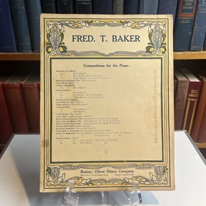 Fred. T. Baker 1944 Comp. For Piano Sheet Music 11 Pages - Picture 1 of 6