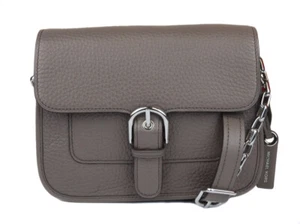 Michael Kors Women's Cinder Grey Cooper Medium Leather Messenger Purse Bag Ret - Picture 1 of 7