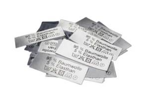 50 Textiletiketten 95% Baumwolle 5% Elasthan - Bild 1 von 1