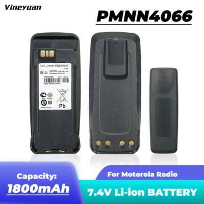 1PC PMNN4066 1800mAh Li-ion Battery For Motorola XPR6350 XPR6550 XPR6100 DGP4150 - Image 1 of 4