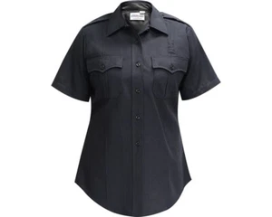 NWT FLYING CROSS 157R84 WOMEN'S 38 SHORT SLEEVE JUSTICE SHIRT LAPD NAVY - Picture 1 of 1