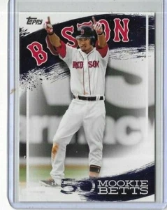 2019 Topps #MB-4 Mookie Betts Highlights Boston Red Sox - Picture 1 of 2