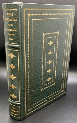 Franklin Library~Philosophical Works: Rene Descartes~100 Greatest~1981~LTD ED - Image 1 of 4
