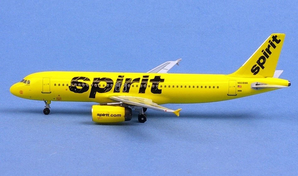 ¡Nuevo! Aero Classics AC411171 Spirit Airlines Airbus A320, reg. Modelo N608NK 1:400 Foto 1 de 1