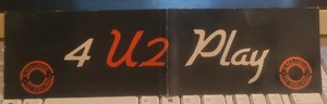 Vintage 1982 U2 - 4 U2 Play - Vinyl 45S Insert Exclusive to Ireland 14 5/8" x 4" - Bild 1 von 7