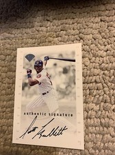 Scott Bullett Autograph 1996 Leaf Signature Series Baseball Card Cb5 chicago cub