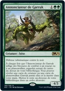 MTG Magic M21 - Garruk's Harbinger/Annonciateur de Garruk, French/VF - Picture 1 of 1
