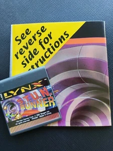 S.T.U.N. RUNNER STUN Atari Lynx NEUE PATRONE UND HANDBUCH KEINE BOX - Bild 1 von 3
