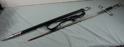 Средневековый меч и ножны Power Of The Lord Over Elvis From Flame West Rings 42 дюйма - Изображение 1 из 4