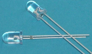 LED TRANSPARENTE AL AGUA/Luces ROJAS Ver Desc X5 PCS - Imagen 1 de 1