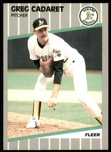 1989 Fleer Greg Cadaret #4