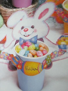 Osterhase Hase Ente Lamm 16 Tassen Wraps Party Deko Süßigkeiten Halter Korb - Bild 1 von 7