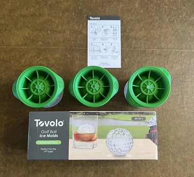 Tovolo Golf Ball Ice Molds Slow Melting BPA Free. Open Box - Image 1 of 4
