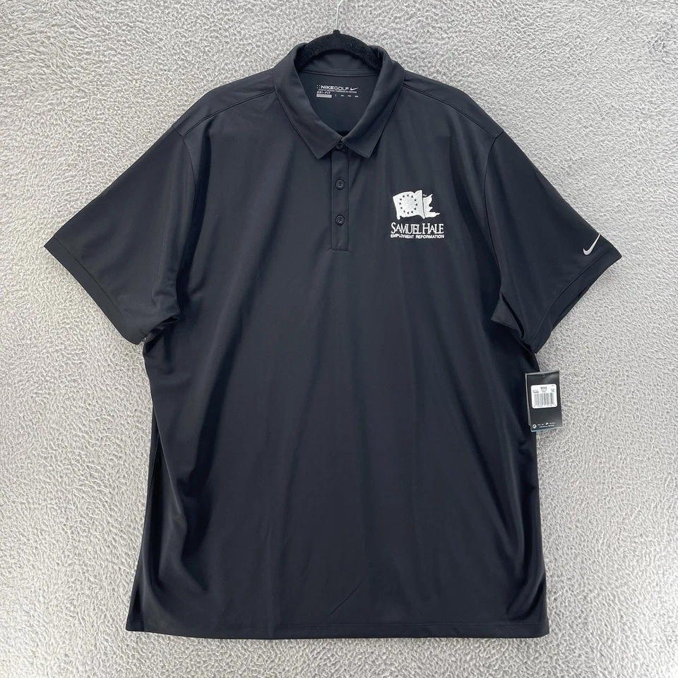 Nike Golf Dri Fit Polo Shirt Men's 2XL Black FSU Seminoles Network Bud Light
