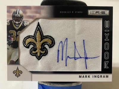 2011 Rookies And Stars Mark Ingram RPA Rookie Saints Logo Patch Auto #’D /299! - Image 1 of 2