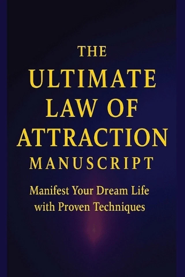 The Ultimate Law of Attraction Manuscript: Manifest Your Dream Life with Proven  - Image 1 of 1