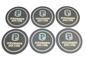 Persimmon Hollow Brewing Co Bar Pub Untersetzer 6er Set Karton Höhle Handwerk - Bild 1 von 4