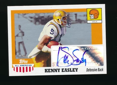 2005 Topps All American #A-KE Kenny Easley Auto autograph HOF NMMT-MT mb61 - Image 1 of 2