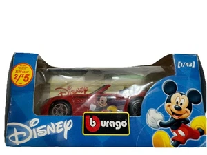 Disney Burago Mickey Mouse Collection Shelby Series 1 Diecast 1:43 Car Red - Picture 1 of 3