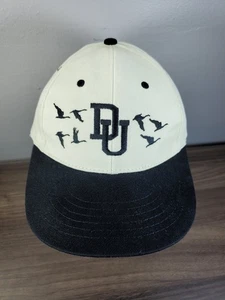 Cappello Uomo Vintage Ducks Unlimited Committee Berretto Nero Bianco Oche Volanti Uccellini - Foto 1 di 12
