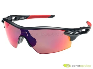 Oakley RadarLock Pitch Polarized Sunglasses OO9182-1738 Black Ink/OO Red Iridium - Picture 1 of 1