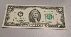 2013 Older Harder To Find $2 Two Dollar Bill Uncirculated 🇺🇸 - Picture 1 of 4