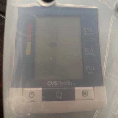 Wrist Blood Pressure Monitor 400 Watt CVS HEALTH Model# BP3MY1-2ECVS Good Cond - Image 1 of 4