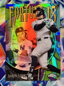 2025 Topps Chrome - Fortune 15 Aaron Judge #F15-1 - Picture 1 of 2