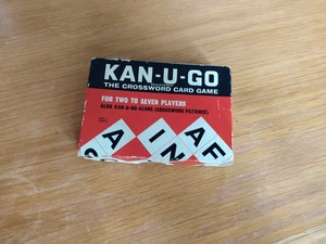 100% Complete Kan-U-Go - Card Game  Jarvis Porter Ltd Crossword  - Picture 1 of 12