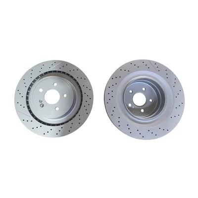 NEW Rear brake rotor for Mercedes Benz E63 Amgs C63 Cls63 Amg A2124230412 US - Image 1 of 3