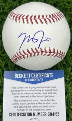 Mike Trout Autographed ROMLB Baseball - Signed / Beckett COA / Angels - Image 1 of 4