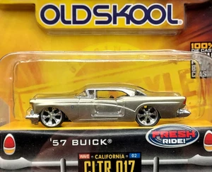 Jada 57 1957 Buick Dub City Old Skool Detailed Collectible Car w/RRs Champ Gold - Picture 1 of 2