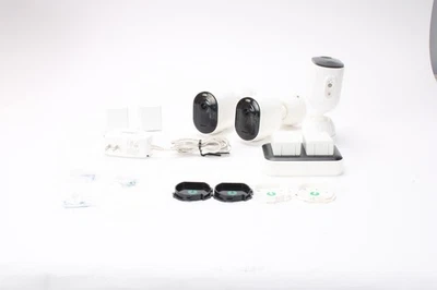 Arlo VMC4350P-1BYNAS Pro 4 Spotlight Camera Security Bundle W/ Batteries - Fair - Image 1 of 4