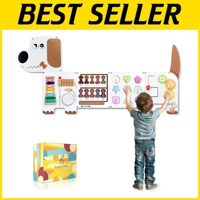 Wooden Activity Panel Toy for Fine Motor Skills - Image 1 of 4