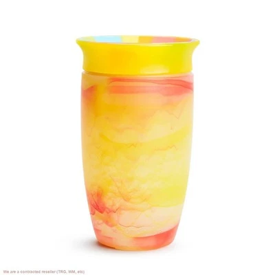 Munchkin 10oz Miracle 360 Tropical Swirl Sippy Cup Radical Rainbow Foto 1 de 3