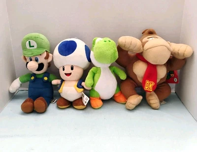Donkey Kong 10", Yoshi, Luigi & Sunshine Oficial Licenciado Nintendo Super Mario - Imagem 1 de 4