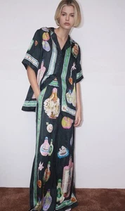 Alemais Royal SHIRT Size 10 and PANTS Size 12 Set AU 10-14/US 6-10 - Picture 1 of 15