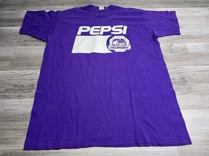 Vintage 90s Joe Dumars Fieldhouse Shirt Pepsi Single Stitch Detroit Pistons 2XL - Picture 1 of 9