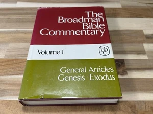 ✅VTG✅Broadman Bible Commentary ✅Volume 1 ✅1969 Hardcover Genesis Exodus Theology - Imagen 1 de 13